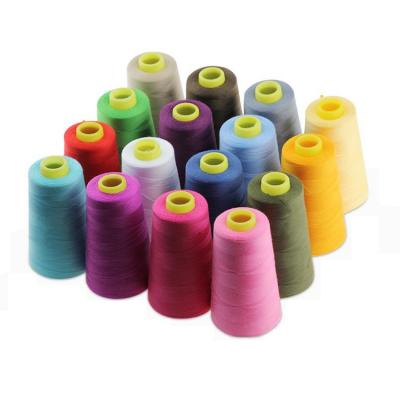 China Wholesale High Tenacity Champagne 40/2 100% Polyester 3000yds Sewing Thread For Sewing Machines for sale