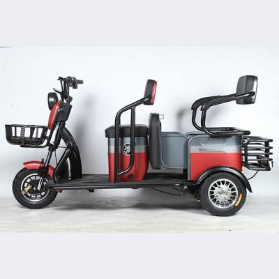 China New 48V 500W 2 Passenger Tube 3 Wheels Producer Electric Tricycle With Big Display For 2 Adults Anti Theft Te koop