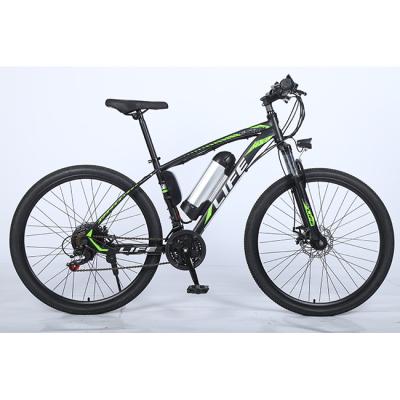 China Inch carbon steel electric iron lithium mountain bike bicycle-27.5 -21 speed for sale