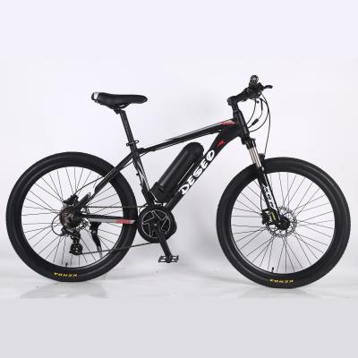 Chine Aluminum alloy 36 voltage and lithium battery power mountain ebike suspension aluminum alloy frame MTB electric bike à vendre