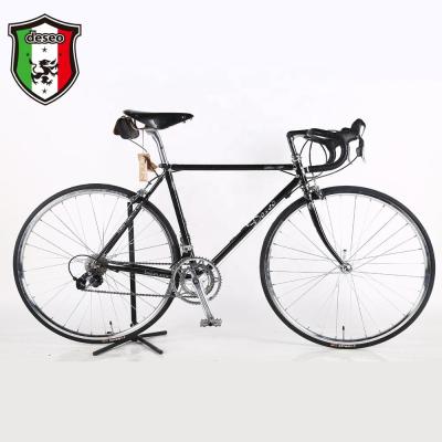 China Tour Road Bikes 700C Racing Road Bicycle City Bike Vintage OEM Chrome Molybdenum Steel Road Bike zu verkaufen