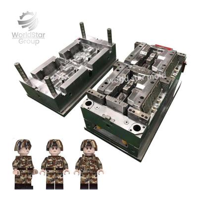 China Plastic Manufacturing Custom Molding Plastic Model Kits Injection Mold Soldier Toy Military Mold Maker for sale