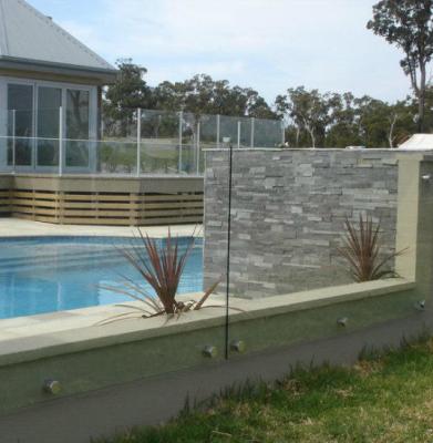 China Glass Fence Stainless Frameless Extremely Strong Tempered Glass Swimming Pool /Safety Fence Swimming Pool Railings for sale