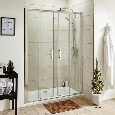 China High Strength CE Shower Door Enclosures Normal Quality Sliding Glass Cost For Sale for sale