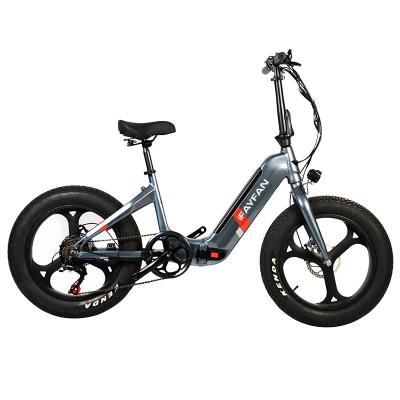 China New Model Aluminum 20 Inch Fat Tire 48v 500w/750/w Electric Mountain Bike Rear Motor Electric Bicycle for sale