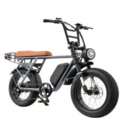 China 48v 500W rear motor aluminum ebike 20 inch fat tire city electric bike for sale