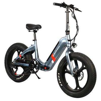 China Cheapest 48V aluminum electric bike 500W 750w 20 inch fat tire ebike electric bicycle for sale