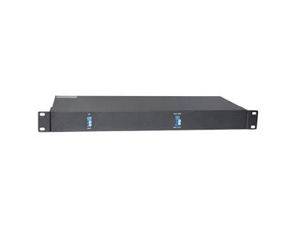 China Hoogkanaalcapaciteit Mux CWDM Demux 2 Kanaal 1RU Rack Mount Duplex Mux Fiber Te koop