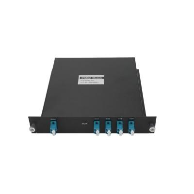 China Cutting Edge DWDM OADM Dual Fiber 1U 4CH DWDM Mux Demux Ultra Low Signal Loss for sale