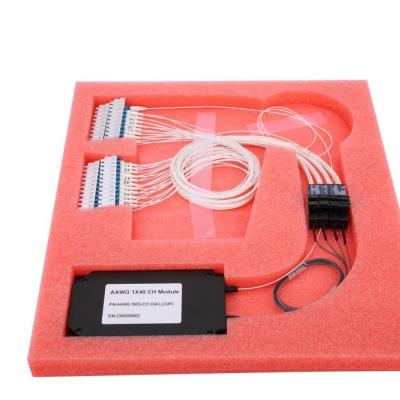 China 50Ohm 100GHZ AWG Module DWDM AAWG MODULE  For Optical Networking for sale