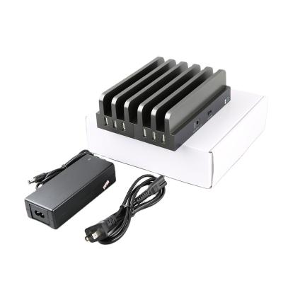 China USB charging station public cell phone battery USB charger for tablets iPad with 5 ports for sale