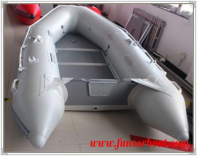 China EU CE approved aluminum floor inflatable boat and 2.9m inflatable fishing boat for sale