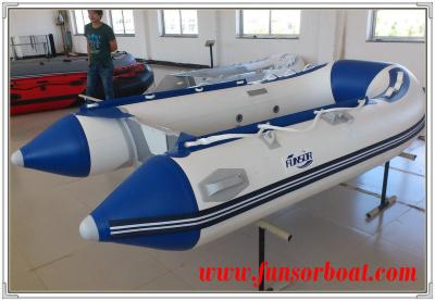 China 2015 fashion design hot selling slatted floor foldable inflatable boats-2.9m for sale