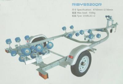 Cina Rimorchi su ordinazione del crogiolo di ASSE della lega di alluminio singoli per RIB-520 la barca 4.75*1.73m in vendita