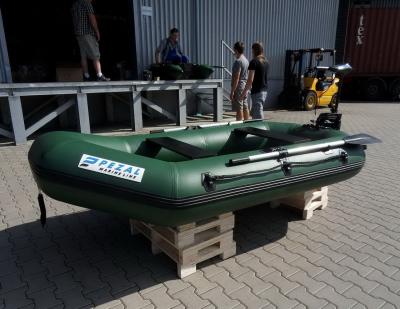 China Hochleistungsarmee-Grün-aufblasbares Fischen-Marineschlauchboot/Boote mit Kammer 2 zu verkaufen