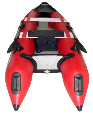 China Kajak inflable cómodo del mar del verano, barcos de pesca inflables del PVC de 0.9m m en venta