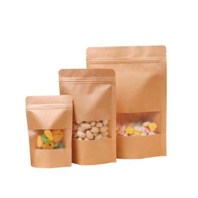 China Wholesale Resealable Barrier Coffee Pouch Kraft Paper Bag for sale