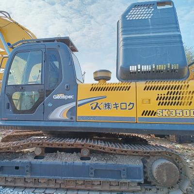 China The large top performance used excavator Kobelco 350D sells for the low price of 1.6mÂ ³ for sale