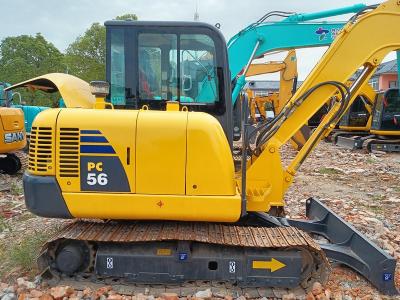 China Japan mini crawler used excavator Komatsu pc56 good performance for working cheap 0.2m; ³ for sale