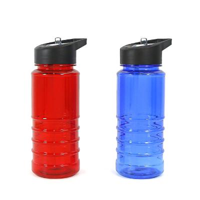 China Wholesale BPA Free Viable Plastic Sports Water Bottle With Flip Top For GYM Outdoor Water Jug Straw Lid Sustainable for sale