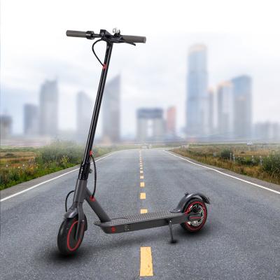 China Newest Europe UK Motor 350W Escooter Unisex Waterproof Electric Scooter FROM Warehouse Drop Shipping 10.5Ah Battery 35KM Range for sale