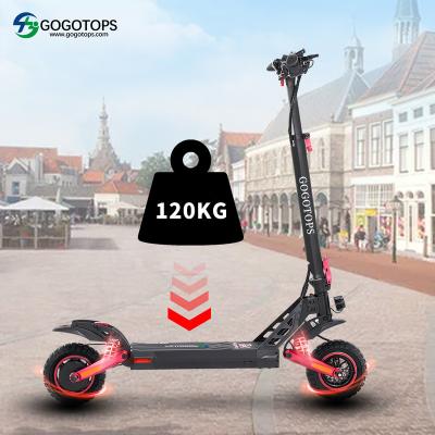 China Unisex Popular Electric Scooter 48V 1050W Electric Skateboard Kick E 10 Inch 45KM/H Foldable Scooter For Adults for sale