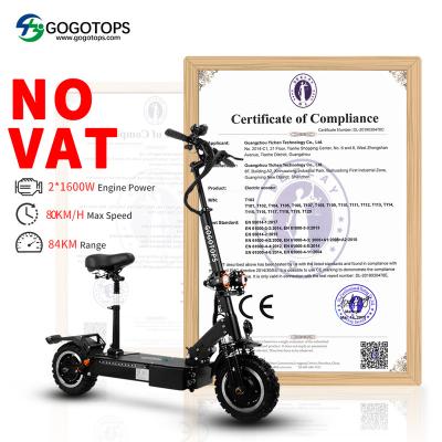 China Motorcycle Unisex Sturdy Fast Electric Professional Adult Kickboard Vehicle Scooter Kickboard 60V 3200W 80KM/H Skate Frame Electric Scooter for sale