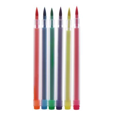 China office & Quick-Drying High Gloss Portable School Markers 6 Pack Unique Multicolored Highlighter Bars for sale