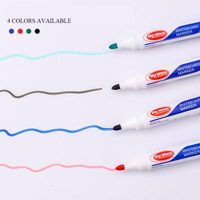 China PP 2301 Black/Red/Green/Blue 4 Color Mini Whiteboard Marker Non-Toxic Manufacturer for sale