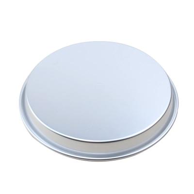 China Sustainable Stainless Steel Pizza Tray, Round Pizza Dish for Pie Cookie Pizza Cake, Non-Toxic and Heavy Duty, Brushed Easy Clean for sale