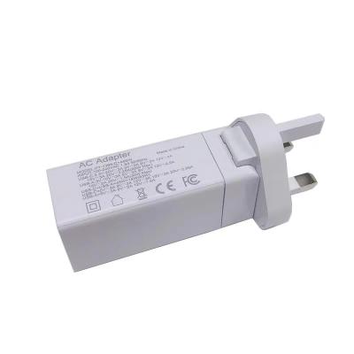 China UniversalÂ   Gallium Nitride 65w QC/PD Type Dual Port USB Wall Charger Cell Phone Adapter Cable Gallium Nitride Mobile Charger for sale