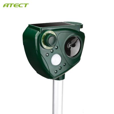 China Viable Electric Outdoor Multifunctional Peacock Parrot Garden Elephant Gard Balcony Ultrasonic Wave Anti Bird Reflector for sale