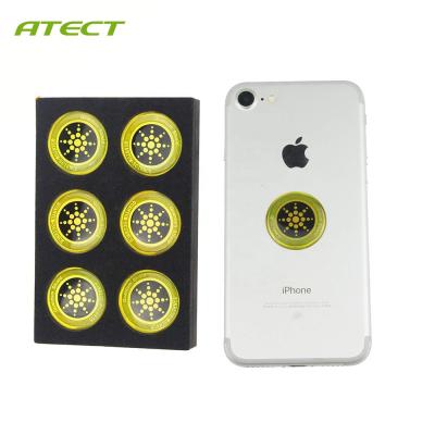 China Anti EMF Radiation Sticker Mobile Phone EMR Ion Quantum Energy Scalar Sticker Negative Protection Sticker Mobile Phone for sale