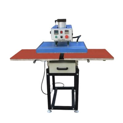 China Pneumatic Semi-automatic Fabric Heat Press Machine Sublimation T-Shirt Printer for sale