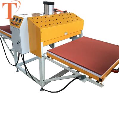 China Flat Automatic Fabric Heat Press Large Pneumatic Heat Press Printing Transfer Machine for sale