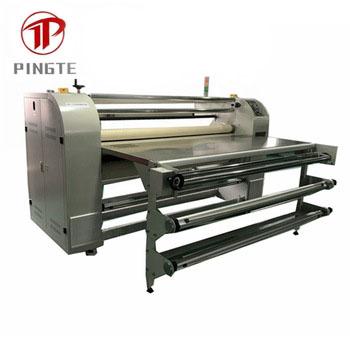 China Garment Shops Large Format Automatic Sublimation Oil Roller Heat Press Transfer Machine for sale