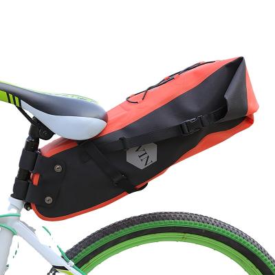 China Free Hot Selling Waterproof PVC Saddle Bag For Mountain Bike for sale