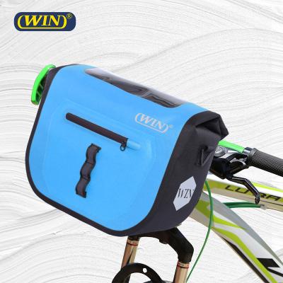 China 600D PVC Bicycle Bag Large Capacity Bike Bag Waterproof Free Shoulder Bag for sale