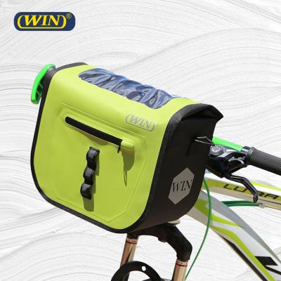 China Outdoor Welded Waterproof Hot Fashion Bicycle Handlebar Bag For Recycling for sale