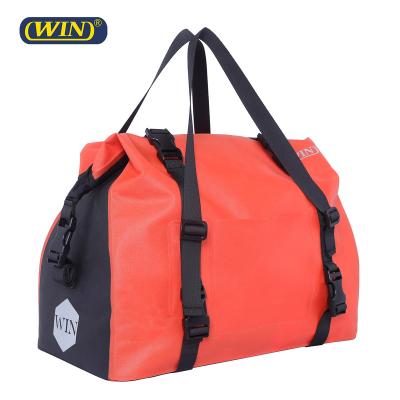 China Waterproof Welded 100% Large Capacity 40L 600D PVC Bicycle Trunk Waterproof Free Bag for sale