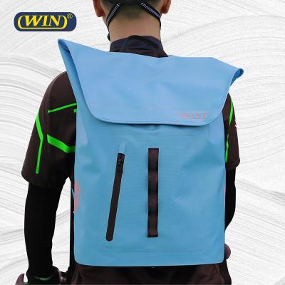 China 600D PVC Large Capacity Bike Backpack High Quality 100% Waterproof Free Bag for sale