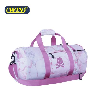 China Custom Made Fabric Eco-friendly Women Waterproof Yoga Bag Outdoor Travel Gym Bag for sale