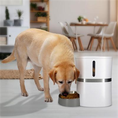 China Comedero Gato Automatico Dispensador De Comida Smart Cat Food Automatic Dog Food Chip Dispenser Pet Bowls and Drivers for sale