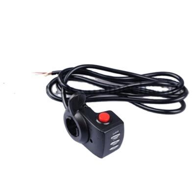 China ABS 24V/36V/48 inch throttle available, unhooking heavy duty comfortable grips with finger moving for sale