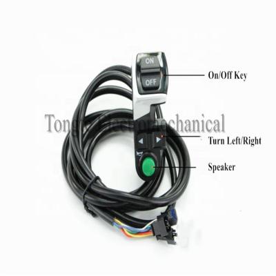 China Super Sales 2-Mode Auto-locking Headlight Power Press On and Off Horn Button Two-in-One Switch With 500mm Length TT03A7 for sale