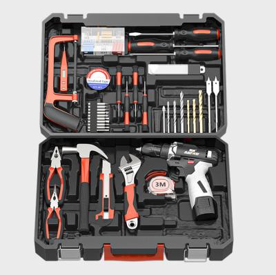 China Professional 16.8v Household Electric Power BOX 1 Household Tool Kit, Tool Kit with Cordless Power Drill for sale