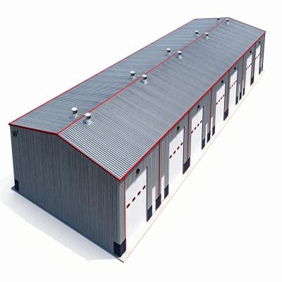 China Warehouse Steel Portal Frame Steel Structure Fabricated Industrial Shed For Australia for sale