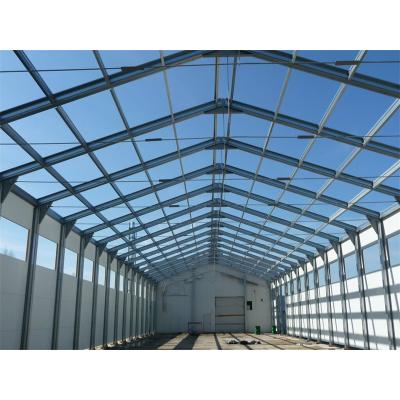 China Steel Fabricated Large Span Gate House Intensive Animal Husbandry Sheds Buildings Large Capacity Storage Sheds for sale