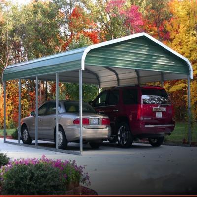 China Industrial Cost Effective Durable Steel Tube 6mx6mx3m / 20'x20'x10' Galvanized Double Carport for sale