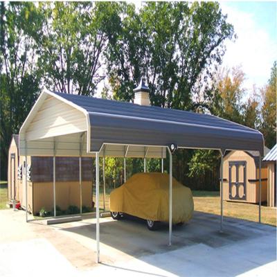 China Factory Customized Motorcycle Steel Garage Industrial Shed Metal Low Cost Canopy Steel Parking Lot for sale